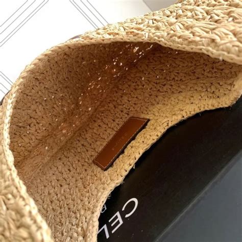 celine hobo bag raffia
